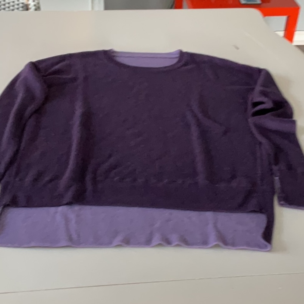 Purple Layered Sweater Lululemon medium